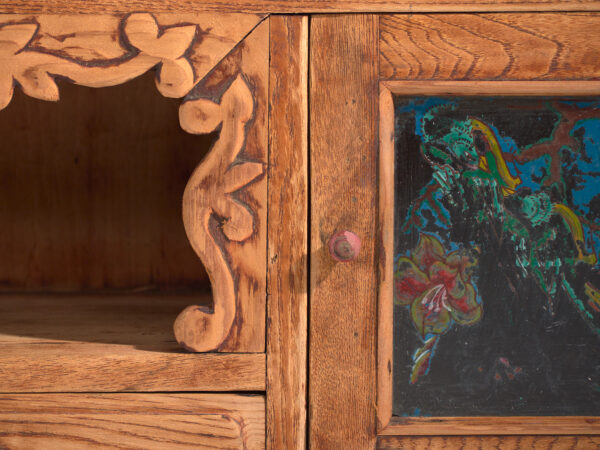 Antique low sideboard in pine wood – China, circa 1930