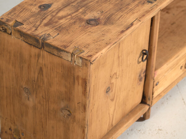 Antique low sideboard in pine wood – China, circa 1930