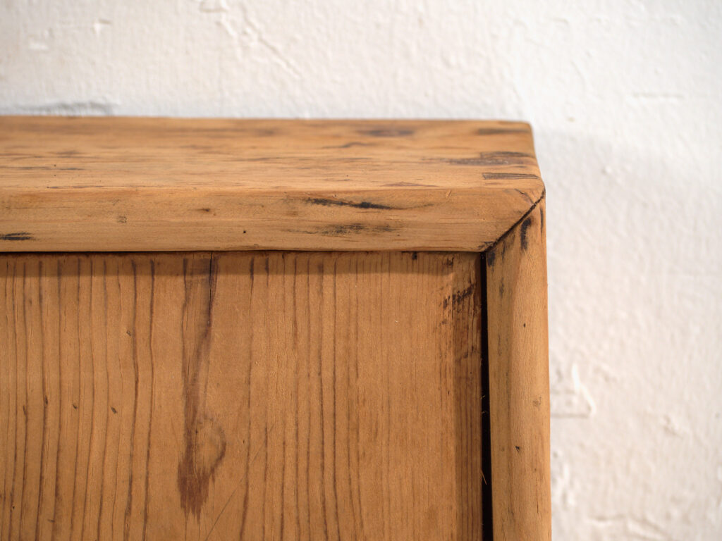 Antique low sideboard in pine wood – China, circa 1930