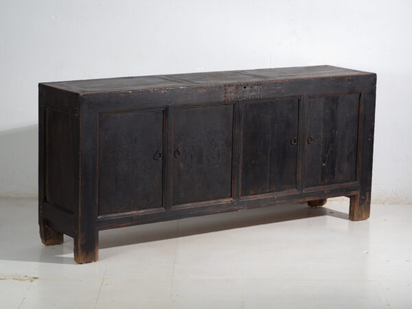 Aparador antiguo pintura original en madera de olmo – China, circa 1900