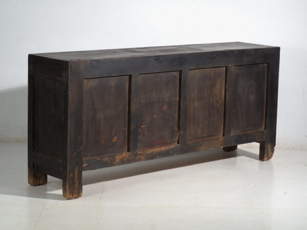 Aparador antiguo pintura original en madera de olmo – China, circa 1900