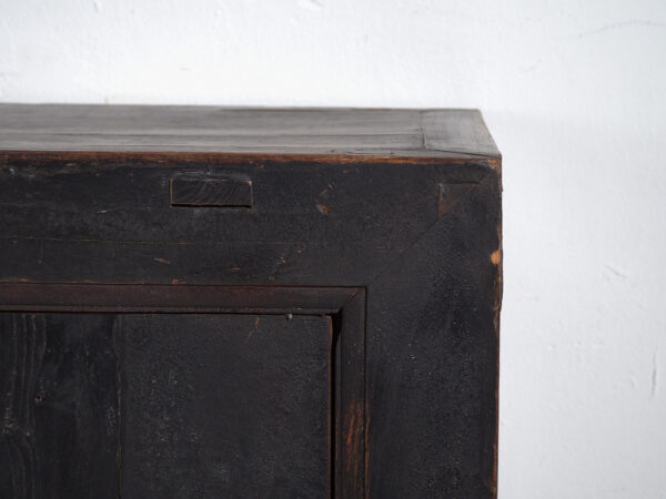 Aparador antiguo pintura original en madera de olmo – China, circa 1900