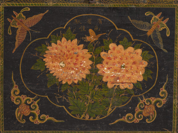 Baúl antiguo chino pintado – China, circa 1900