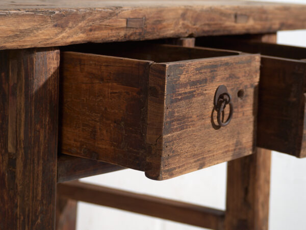 Consola antigua en madera de olmo – China, circa 1920