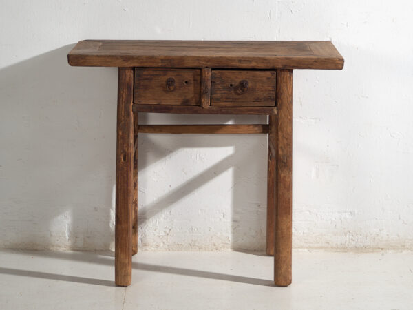 Consola antigua en madera de olmo – China, circa 1920