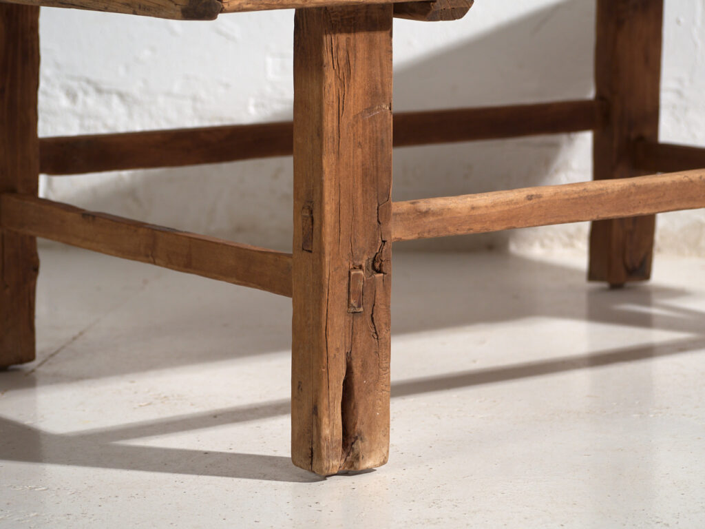 Antique low table in pine wood – China, circa 1920
