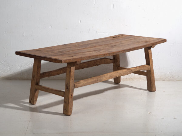 Antique low table in pine wood – China, circa 1930
