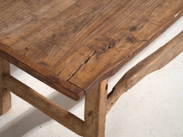 Antique low table in pine wood – China, circa 1930