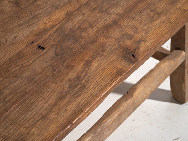 Antique low table in pine wood – China, circa 1930