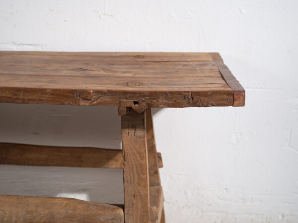 Antique low table in pine wood – China, circa 1930