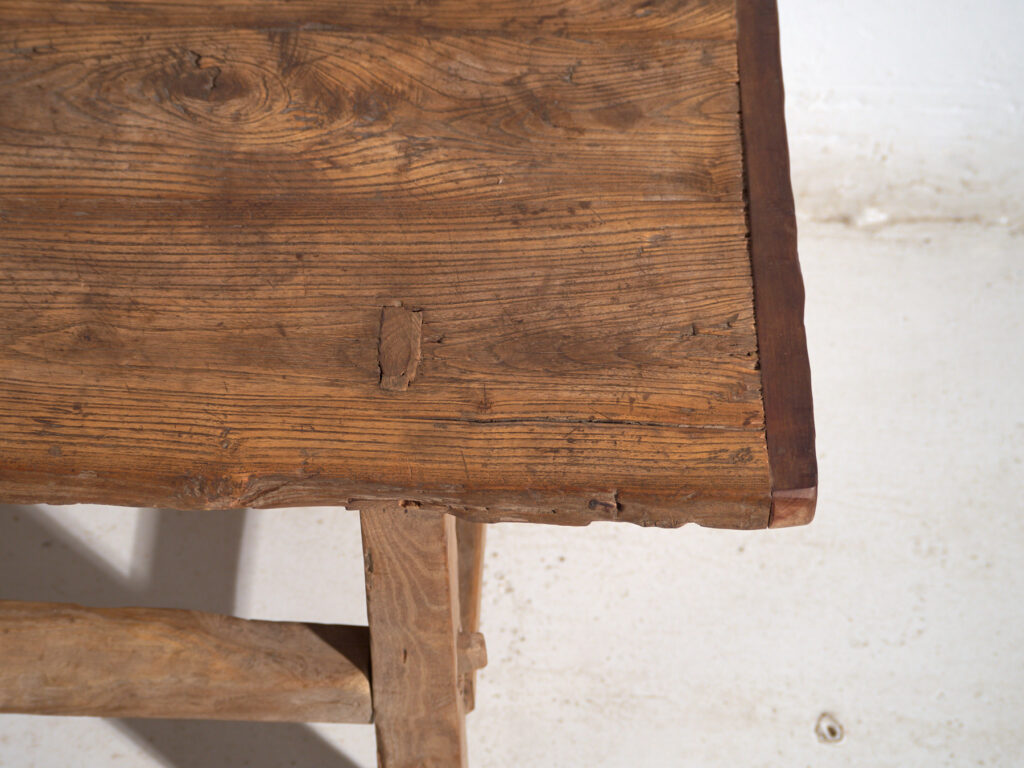 Antique low table in pine wood – China, circa 1930