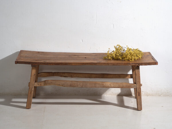 Antique low table in pine wood – China, circa 1930