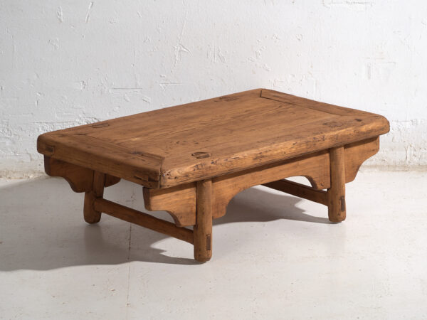 Mesa baja china antigua tipo kang – Periodo dinastía Qing, circa 1900 #11