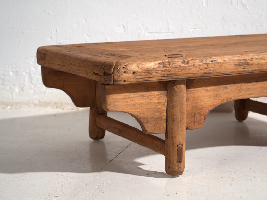 Mesa baja china antigua tipo kang – Periodo dinastía Qing, circa 1900 #11