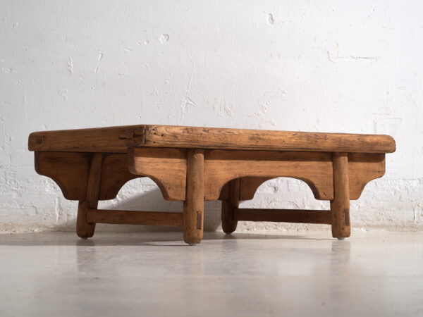 Mesa baja china antigua tipo kang – Periodo dinastía Qing, circa 1900 #11