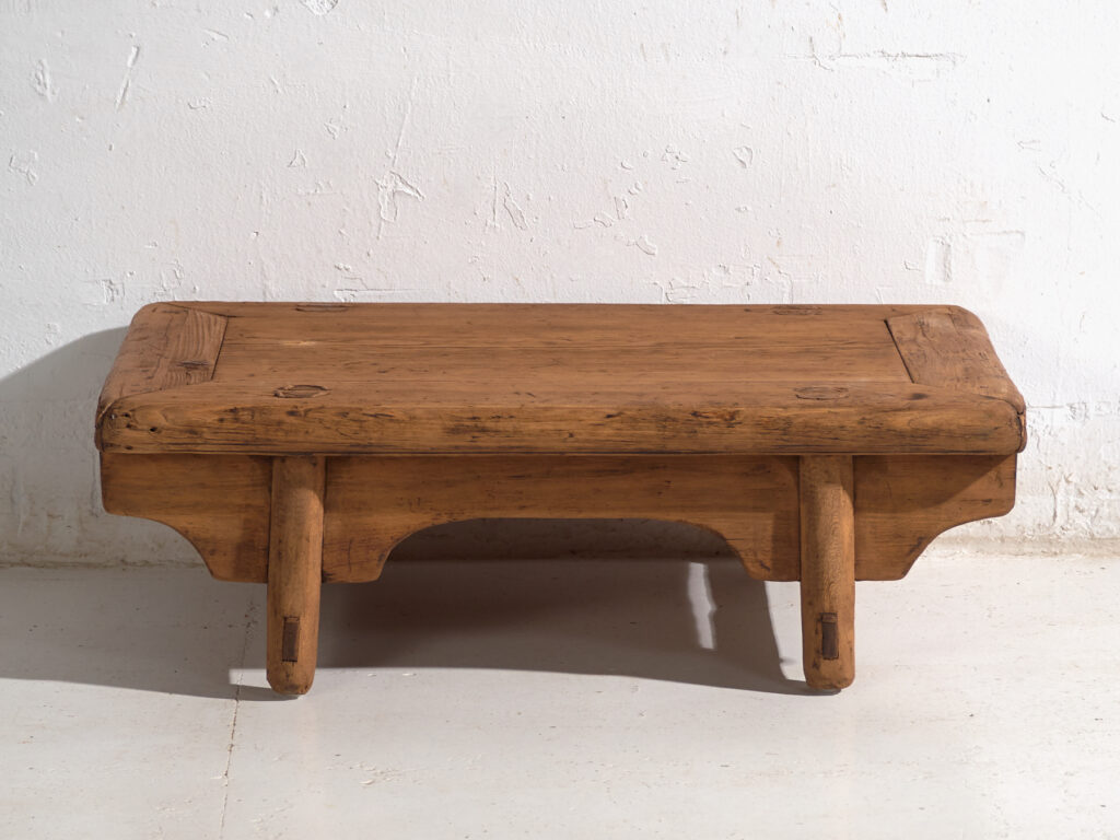 Mesa baja china antigua tipo kang – Periodo dinastía Qing, circa 1900 #11