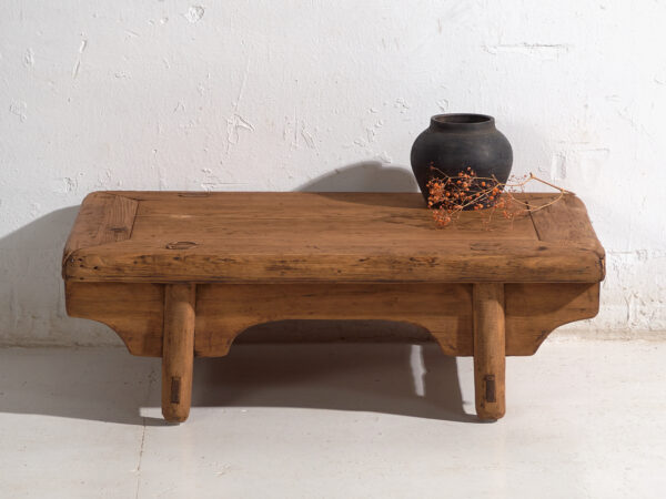Mesa baja china antigua tipo kang – Periodo dinastía Qing, circa 1900 #11