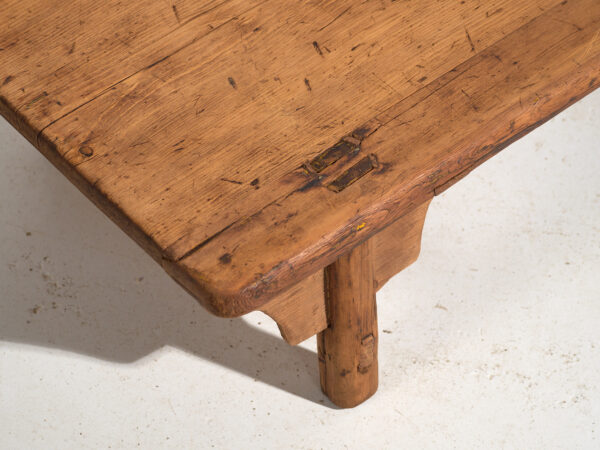 Antique low table in pine wood – China, circa 1930