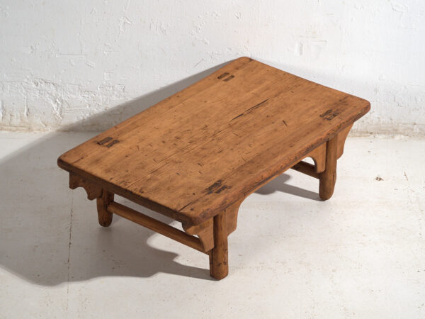 Antique low table in pine wood – China, circa 1930