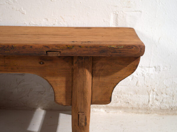 Antique low table in pine wood – China, circa 1930