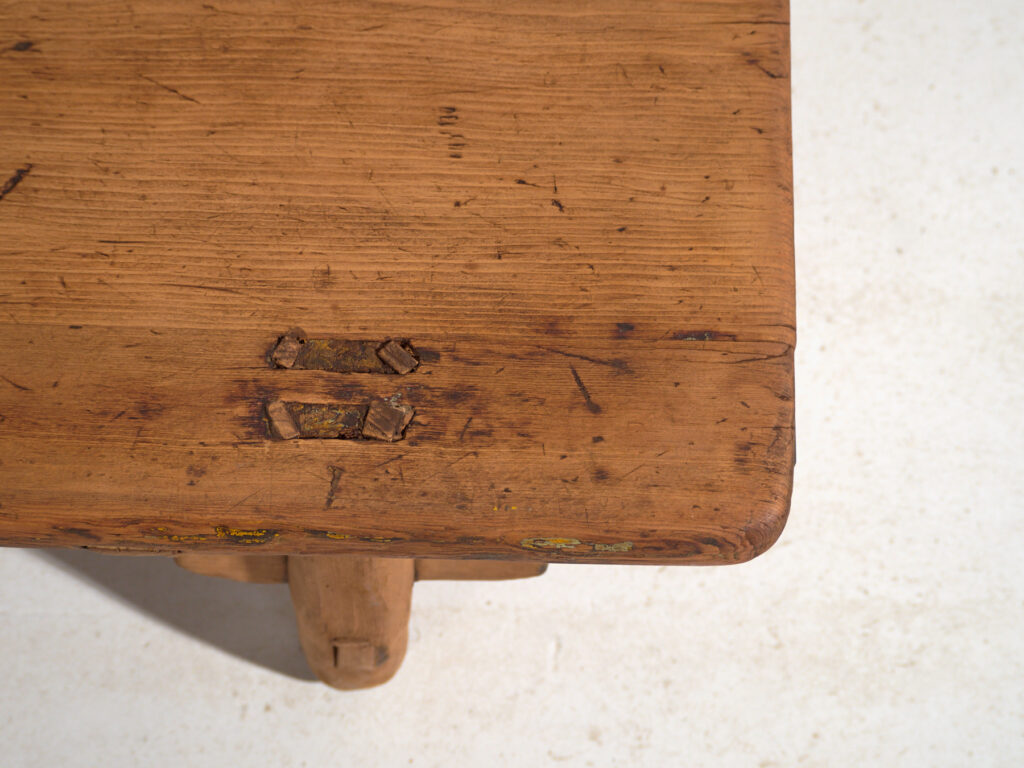 Antique low table in pine wood – China, circa 1930