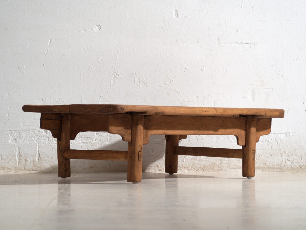 Antique low table in pine wood – China, circa 1930