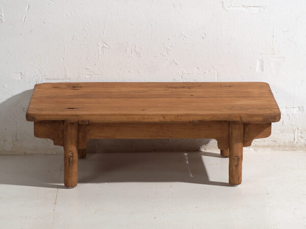 Antique low table in pine wood – China, circa 1930