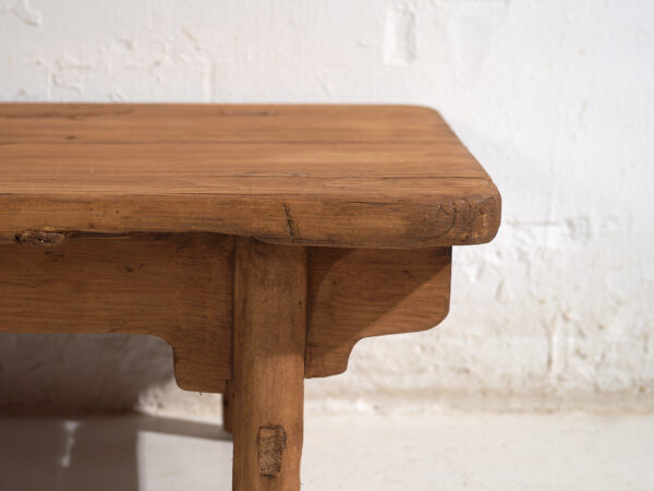 Antique low table in pine wood – China, circa 1930