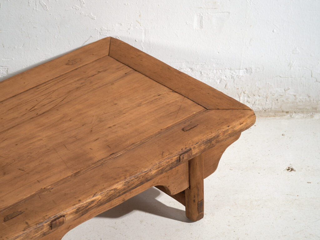Table basse chinoise ancienne type kang – Table d’appoint primitive chinoise – circa 1900 #16