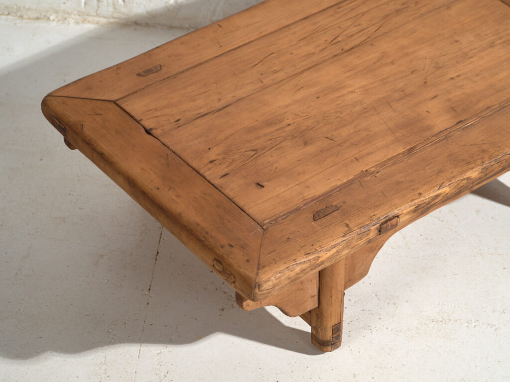 Table basse chinoise ancienne type kang – Table d’appoint primitive chinoise – circa 1900 #16