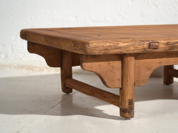 Table basse chinoise ancienne type kang – Table d’appoint primitive chinoise – circa 1900 #16
