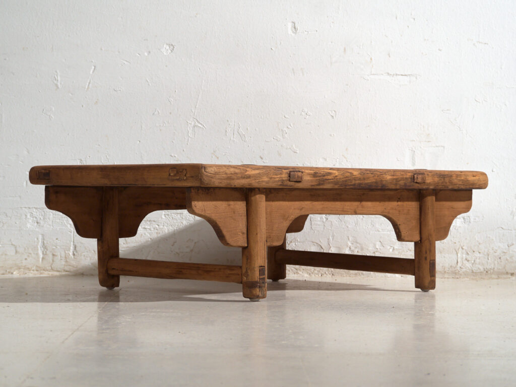 Table basse chinoise ancienne type kang – Table d’appoint primitive chinoise – circa 1900 #16