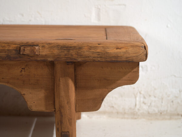 Table basse chinoise ancienne type kang – Table d’appoint primitive chinoise – circa 1900 #16