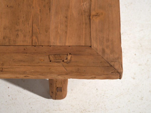 Antique low table in pine wood – China, circa 1930