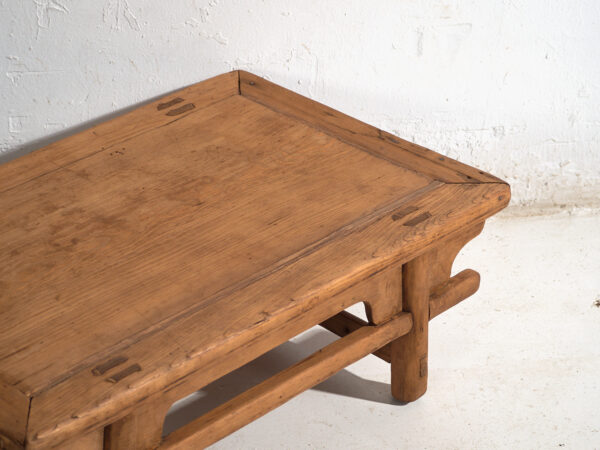 Antique low table in pine wood – China, circa 1930