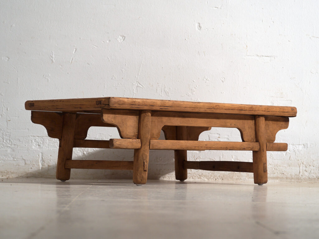 Antique low table in pine wood – China, circa 1930