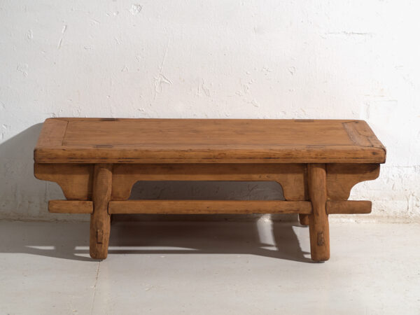 Antique low table in pine wood – China, circa 1930