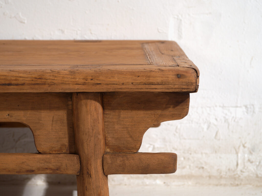 Antique low table in pine wood – China, circa 1930