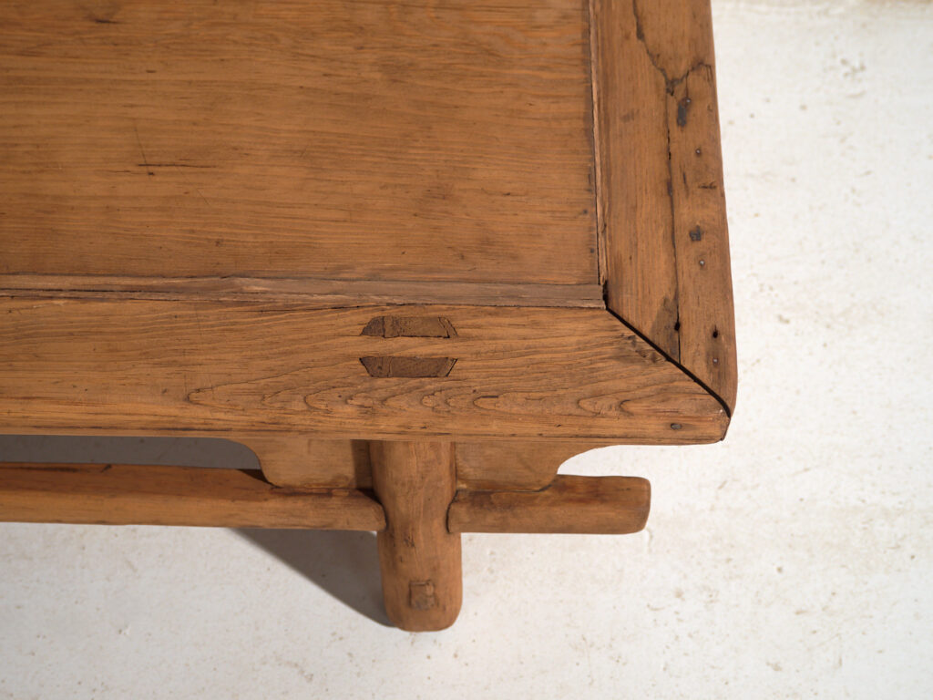 Antique low table in pine wood – China, circa 1930