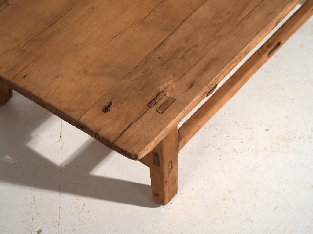 Antique low table in pine wood – China, circa 1930