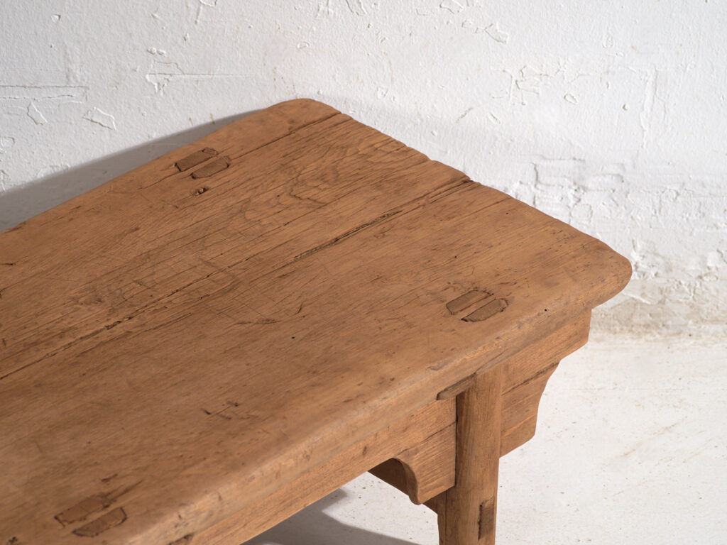 Antique low table in pine wood – China, circa 1930