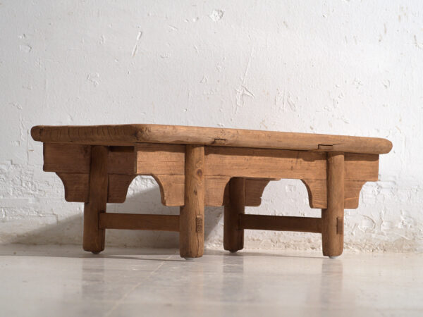 Antique low table in pine wood – China, circa 1930