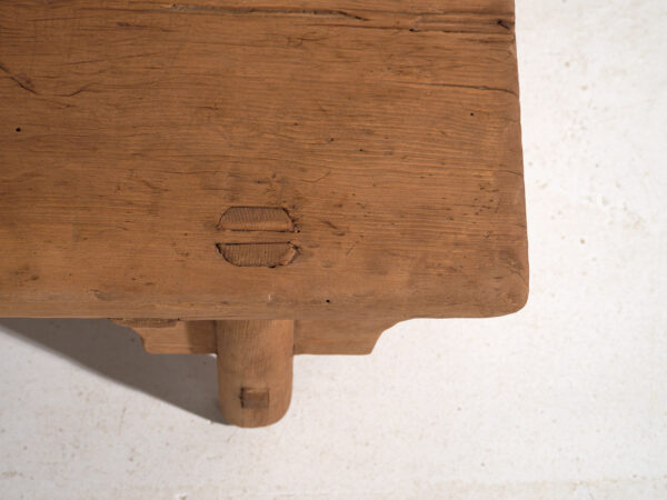 Antique low table in pine wood – China, circa 1930