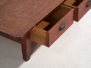 Mesa Baja Japonesa Antigua con Cajones – Periodo Showa – Japón c.1930-1950