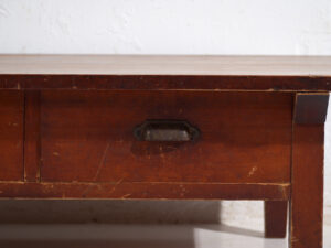 Mesa Baja Japonesa Antigua con Cajones – Periodo Showa – Japón c.1930-1950