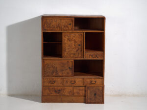 Tansu japonés antiguo tipo mizuya-dansu - Periodo Taishō/Showa (c.1910-1940)