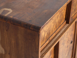 Tansu japonés antiguo tipo mizuya-dansu - Periodo Taishō/Showa (c.1910-1940)