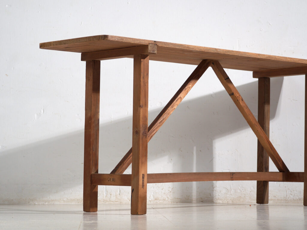 Mesa de trabajo japonesa antigua - Periodo Taishō–Showa (1910–1950) #1