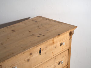 Cómoda rústica antigua de pino, Europa Central, circa 1900 #96