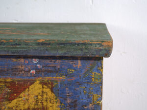 Arcón antiguo de pino macizo – Europa central (c.1900)